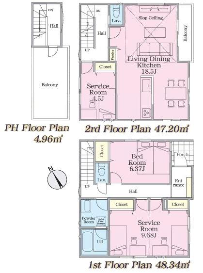 【4号棟】茅ヶ崎市新築戸建納戸×2ルーバル