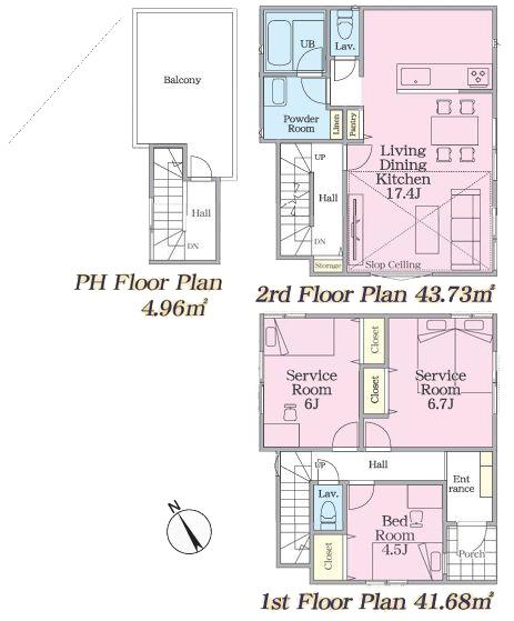 【5号棟】茅ヶ崎市新築戸建納戸×2ルーバル