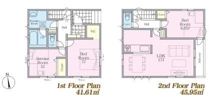 【1号棟】茅ヶ崎市新築戸建　2階LDK　納戸　WIC