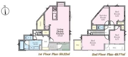 【2号棟】栄区新築戸建　WIC　納戸　南面バルコニー