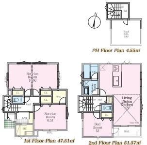【4号棟】栄区新築戸建　納戸　ルーバル　2台駐車可