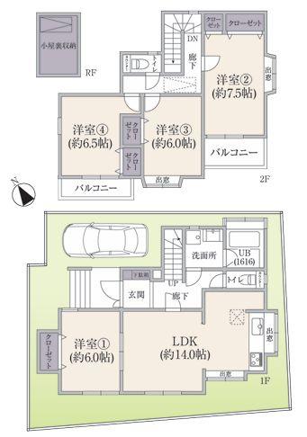 川崎市高津区千年の中古一戸建て