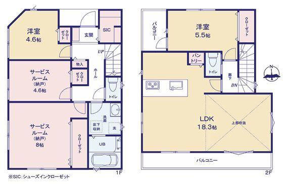 【1号棟】戸塚区新築戸建SIC納戸パントリー