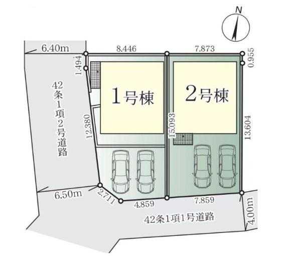 【1号棟】藤沢市新築戸建2台駐車可小中学校徒10分