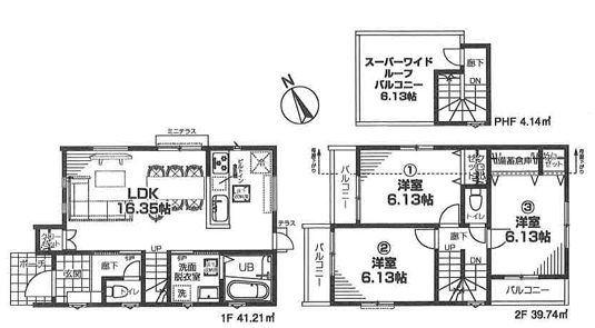 【1号棟】藤沢市新築戸建ルーバル対面キッチン