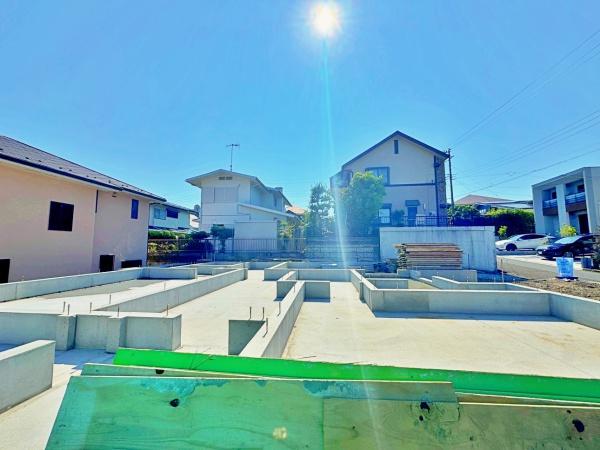 逗子市新築戸建　LDK23帖　ビルトイン車庫　ルーバル