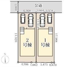 【1号棟】港北区新築戸建　LDK19帖　2台駐車可　WIC