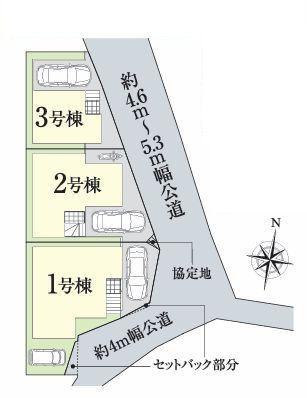 【3号棟】戸塚区新築戸建パントリービルトイン車庫