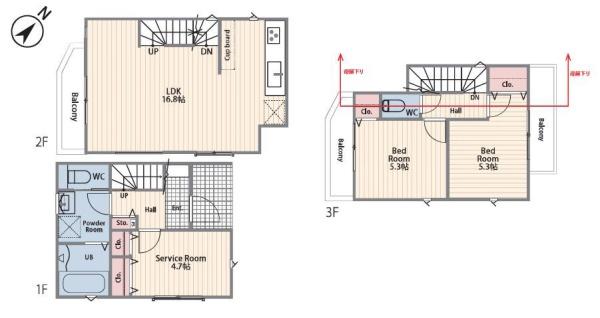 【9号棟】鶴見区新築戸建リビング階段