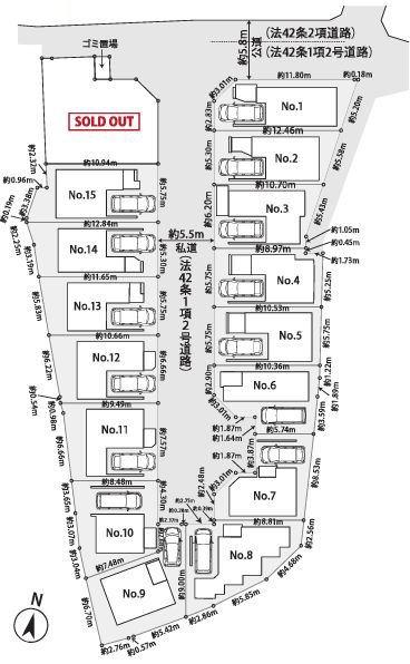 【11号棟】鶴見区新築戸建ビルトイン車庫