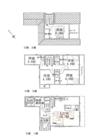 【G号棟】港北区新築戸建　床暖房　ルーバル　食洗器