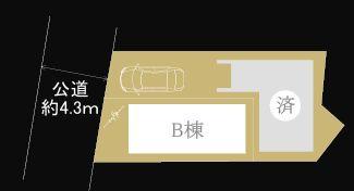 【B号棟】港南区新築戸建リビング階段