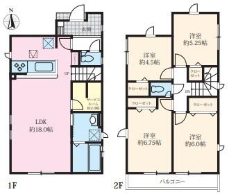 【1号棟】南区新築戸建　LDK18帖　パントリー　角地