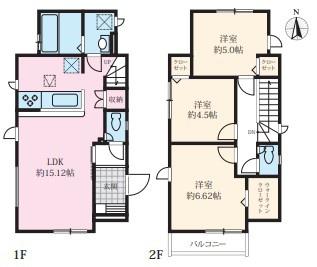 【2号棟】南区新築戸建　都市ガス　WIC
