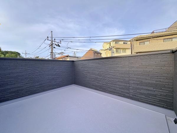 【B号棟】鶴見区新築戸建　スカイバルコニー　都市ガス