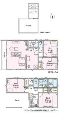【C号棟】鶴見区新築戸建　スカイバルコニー　都市ガス
