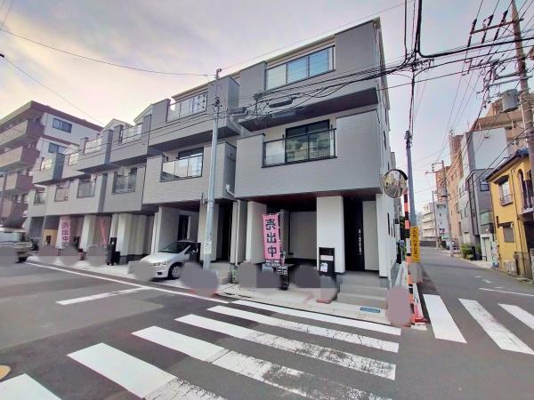 【6号棟】大田区新築戸建　リビング階段　対面キッチン