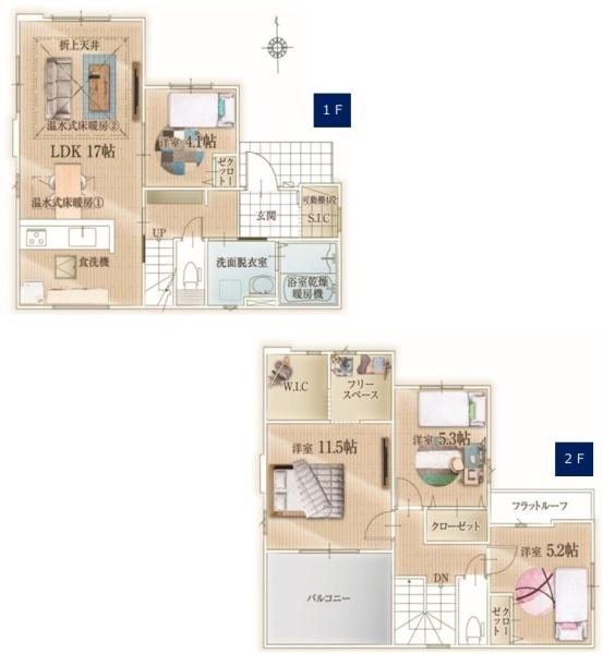 【1号棟】藤沢市新築戸建　小・中学校歩10分　WIC
