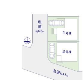 【2号棟】港南区新築戸建　リビング階段　納戸　角地