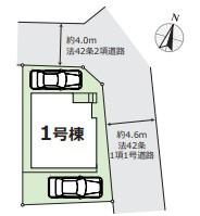 瀬谷区新築戸建　2台駐車可　角地　リビング階段