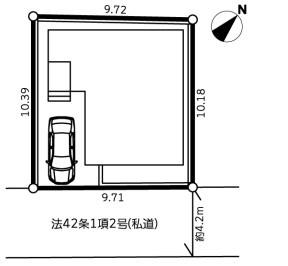 茅ヶ崎市新築戸建　パントリー　リネン棚　整形地　WIC