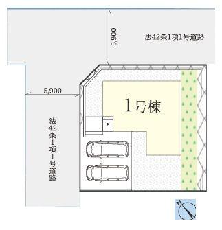【1号棟】横須賀市新築戸建2台駐車可WICSIC
