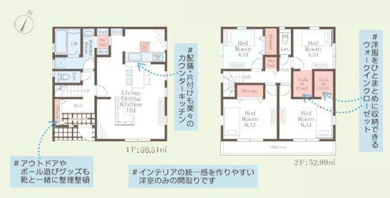 【2号棟】旭区新築戸建長期優良住宅WIC