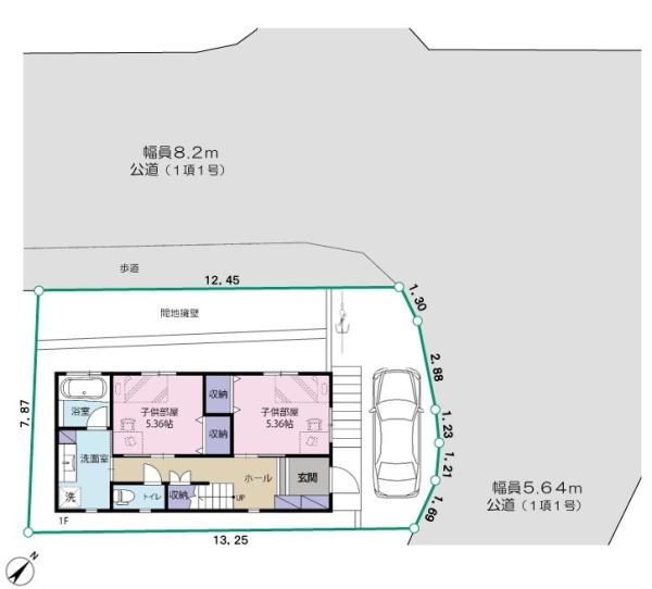 【1号棟】逗子市新築戸建　2路線利用可　全居室収納　断熱工法
