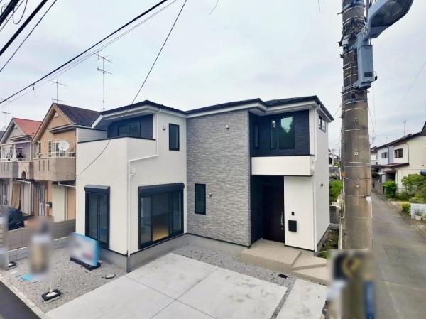 【1号棟】大和市新築戸建　LDK22帖　2台駐車可　角地