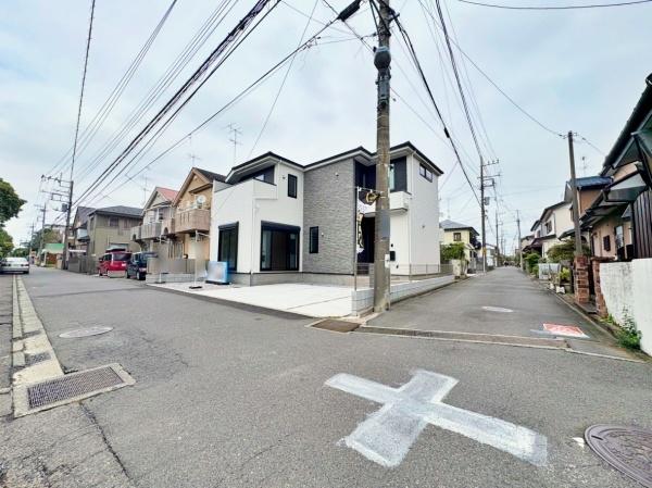 【1号棟】大和市新築戸建　LDK22帖　2台駐車可　角地