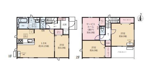 【5号棟】大和市新築戸建　駅歩7分　納戸