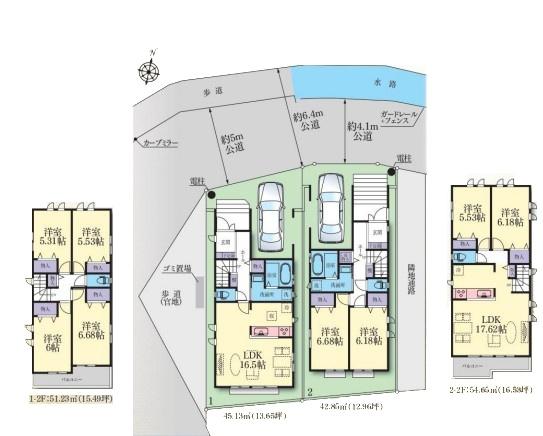 【1号棟】戸塚区新築戸建　ビルトイン車庫
