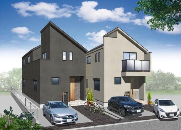 【2号棟】相模原市新築戸建　LDK18帖　パントリー