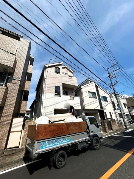 鶴見区中古戸建ビルトイン車庫リフォーム済