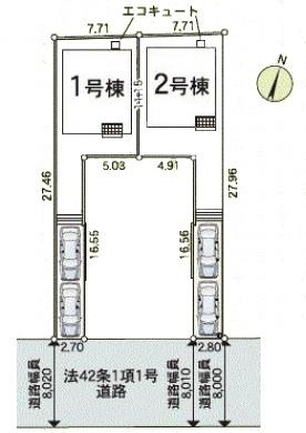 【2号棟】藤沢市新築戸建　2台駐車可　南面バルコニー