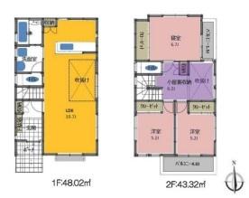【B号棟】茅ヶ崎市新築戸建　LDK19帖　吹抜け