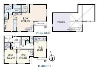 【B号棟】茅ヶ崎市新築戸建　LDK21帖　吹抜け　WIC