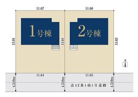 【2号棟】栄区新築戸建2台駐車可南面道路