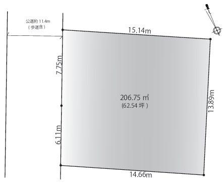 戸塚区売地建築条件無し50坪超え