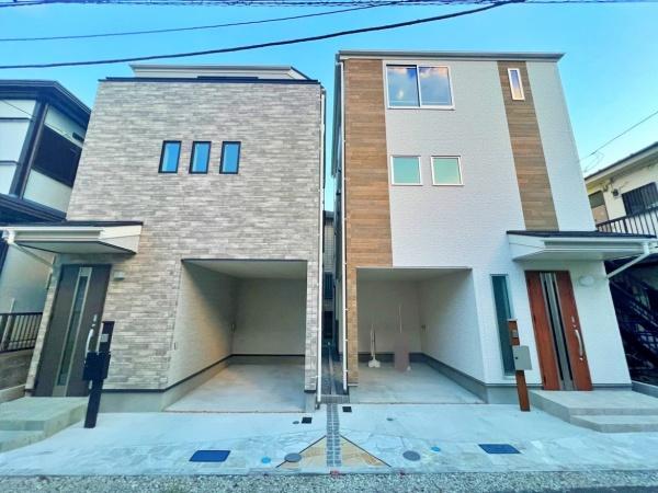 【1号棟】神奈川区新築戸建ビルトイン車庫納戸(その他現地)