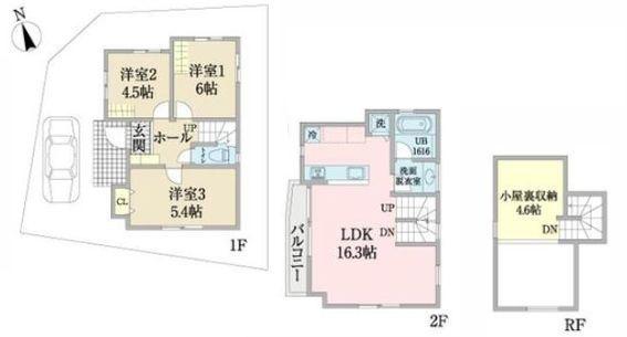 鶴見区新築戸建LDK上部吹き抜けグルニエ