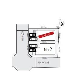 【2号棟】南区新築戸建　リビング階段　WIC　パントリー