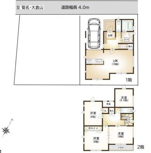 【2号棟】鶴見区新築戸建吹き抜け