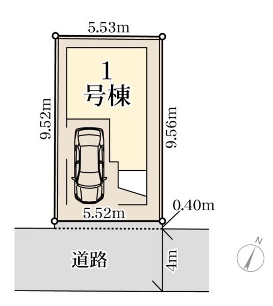 【1号棟】南区新築戸建ビルトイン車庫ファミクロ