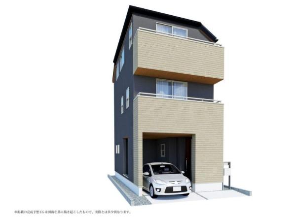 【1号棟】南区新築戸建ビルトイン車庫ファミクロ