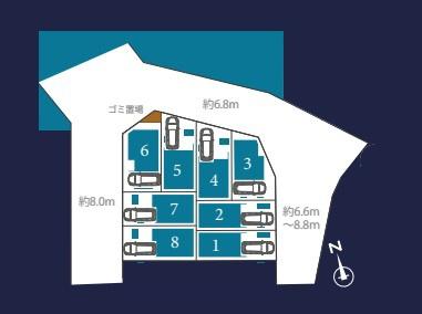 【5号棟】緑区新築戸建　LDK18帖　ビルトイン車庫