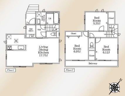 【A号棟】茅ヶ崎市新築戸建子育てグリーン住宅