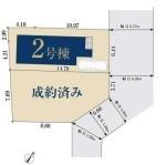 【2号棟】都筑区新築戸建　LDK18帖　リビング階段