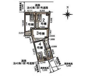 【1号棟】磯子区新築戸建　ビルトイン車庫　対面キッチン
