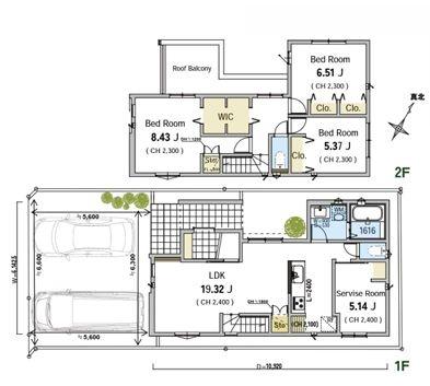 鶴見区新築戸建2台駐車可WICLDK19帖
